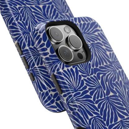 Blue Abstract Greek Phone Case