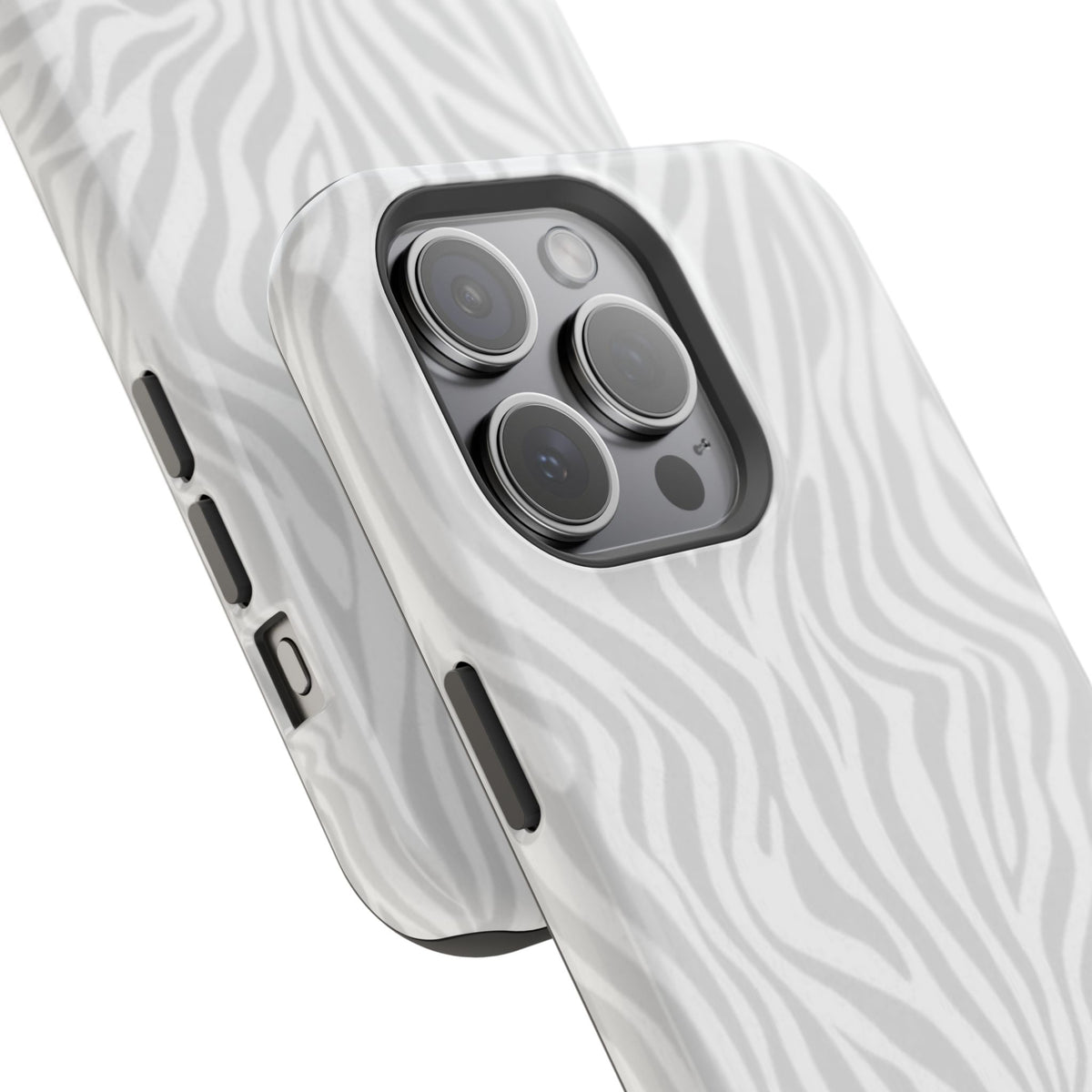 Zebra White Wave Phone Case