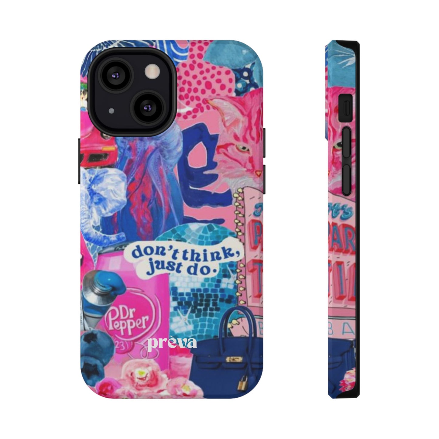 Vibrant Galaxy Collage Phone Case