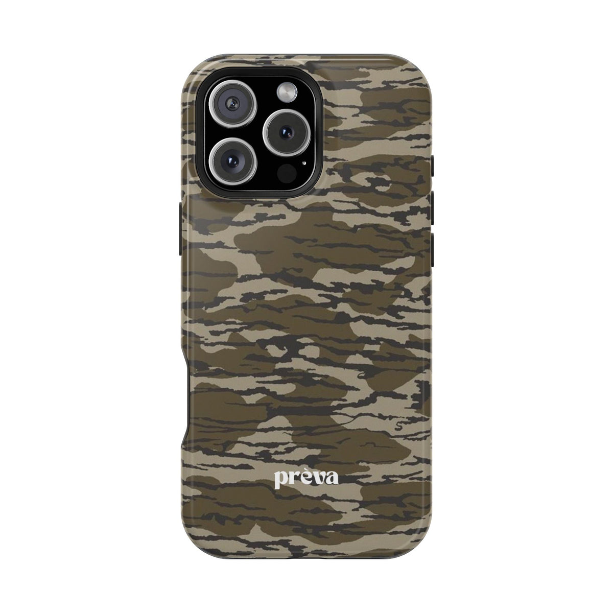 Camo Impact-Resistant Phone Case — Military Green Rugged Protection