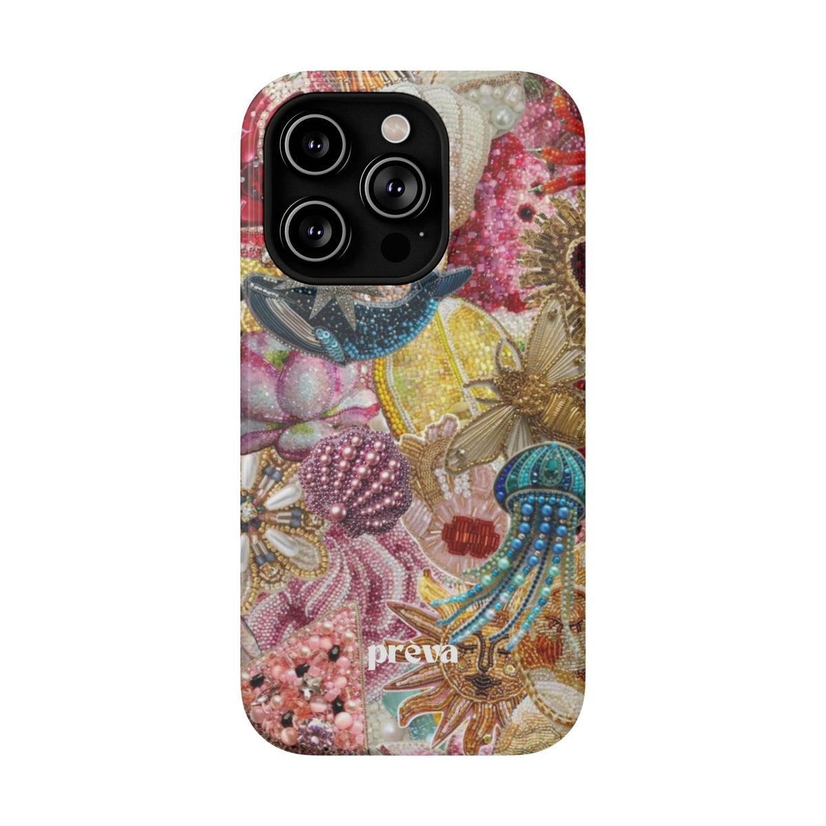 Floral Sea Collage Phone Case
