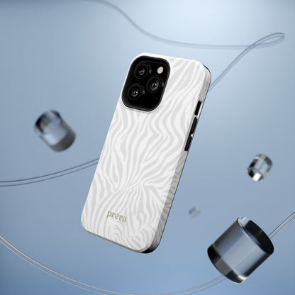 Zebra White Wave Phone Case