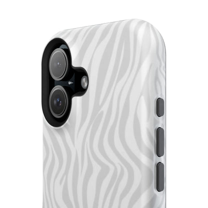 Zebra White Wave Phone Case