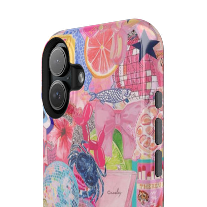 Floral & Pink Collage Phone Case