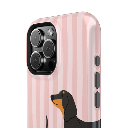 Dachshund Pink Stripes