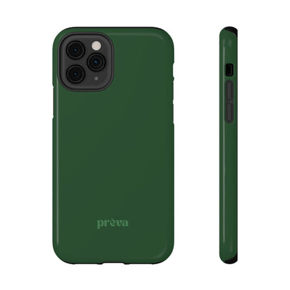 Impact-Resistant Phone Case — Forest Green Slim Armor