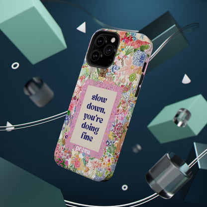Slow Down Flowers x notsoken Phone Case