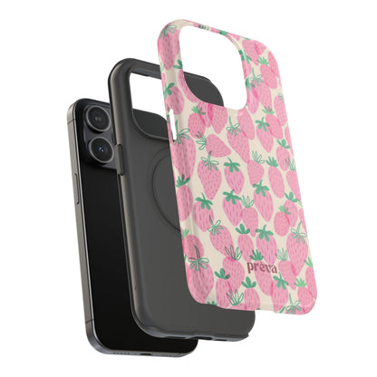 Pink Strawberry Phone Case