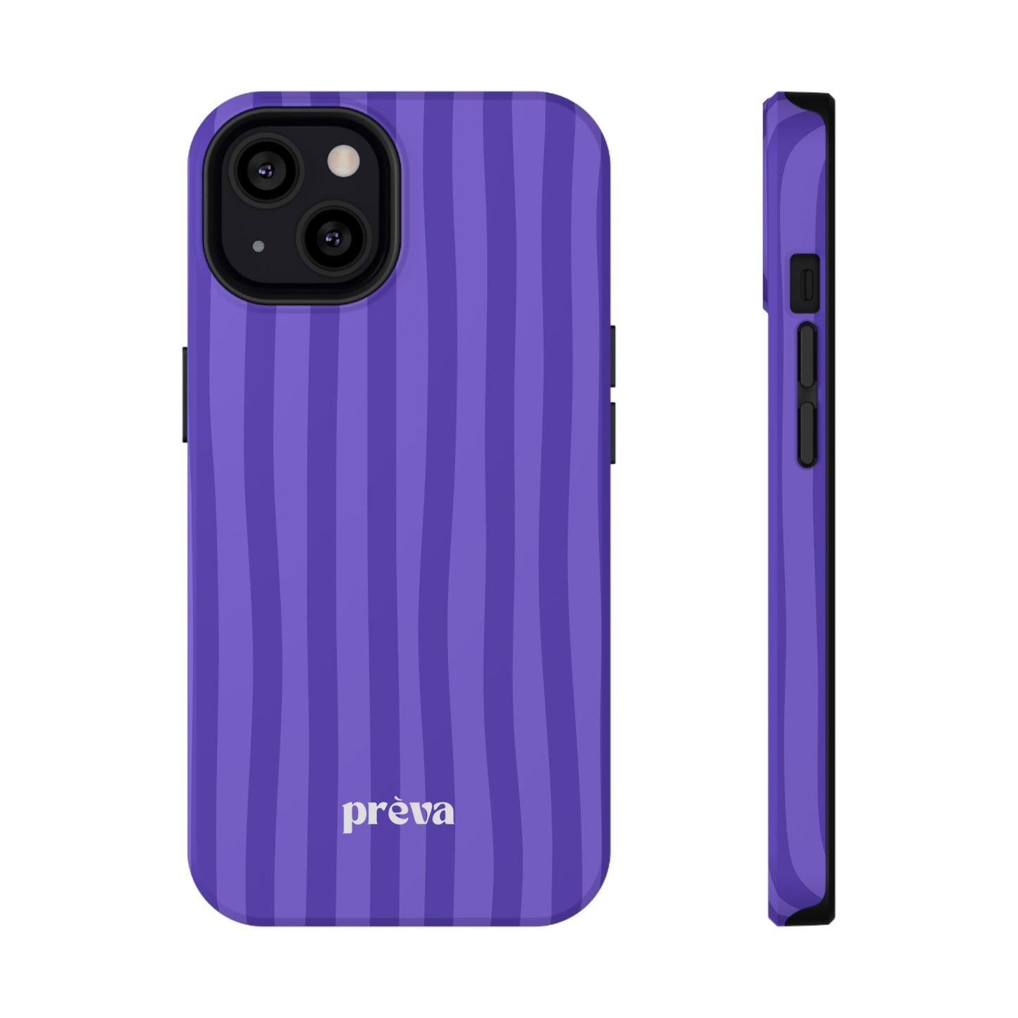 Dark Purple Stripes Phone Case