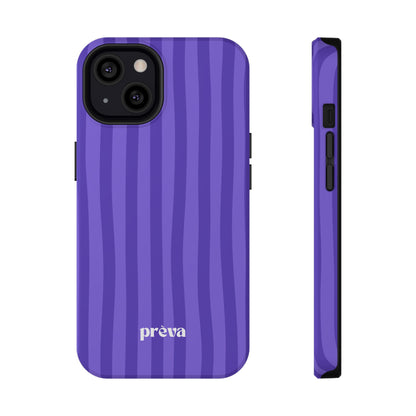 Dark Purple Stripes Phone Case