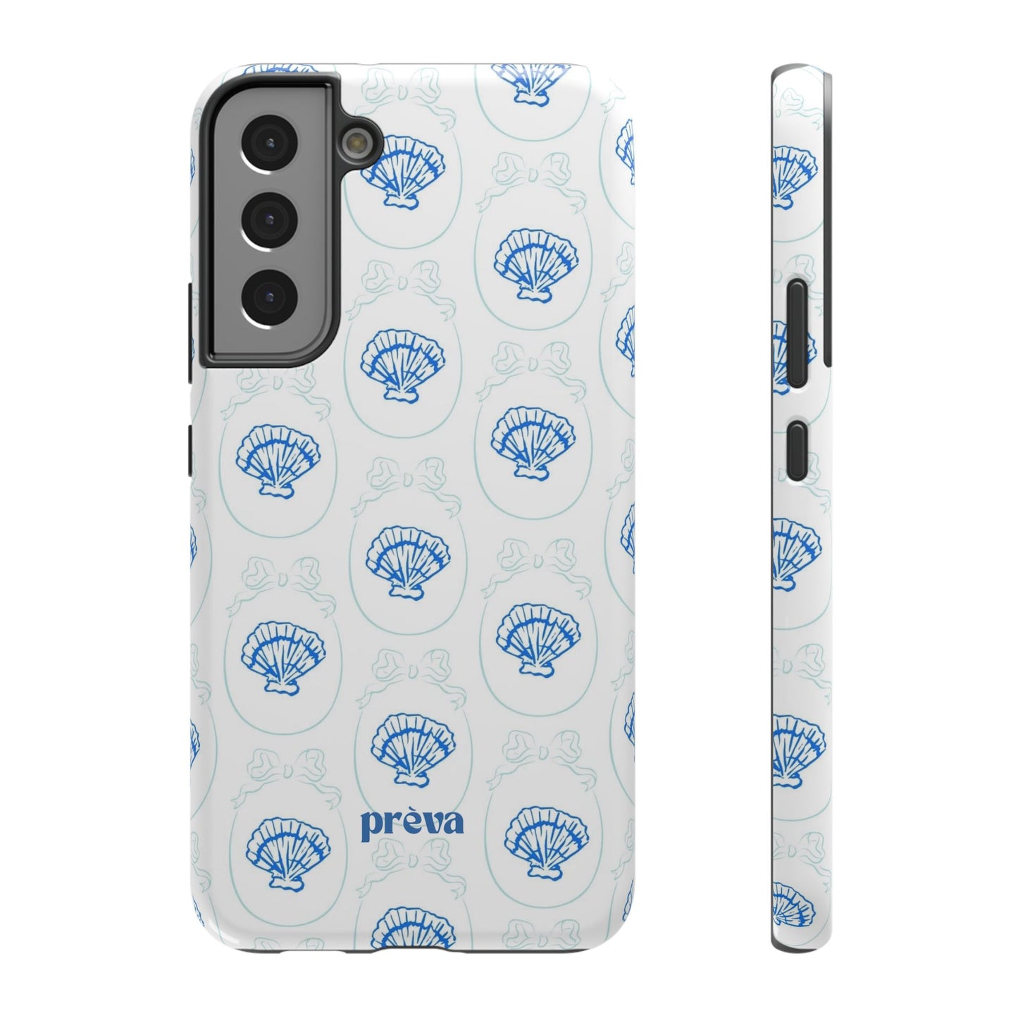 Fancy Teal Shell Phone Case