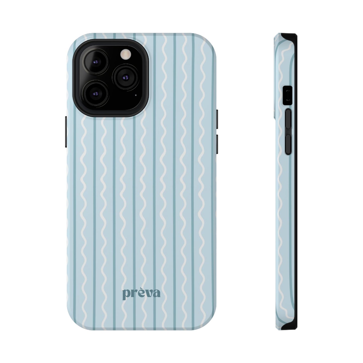 Blue Island Stripes Phone Case