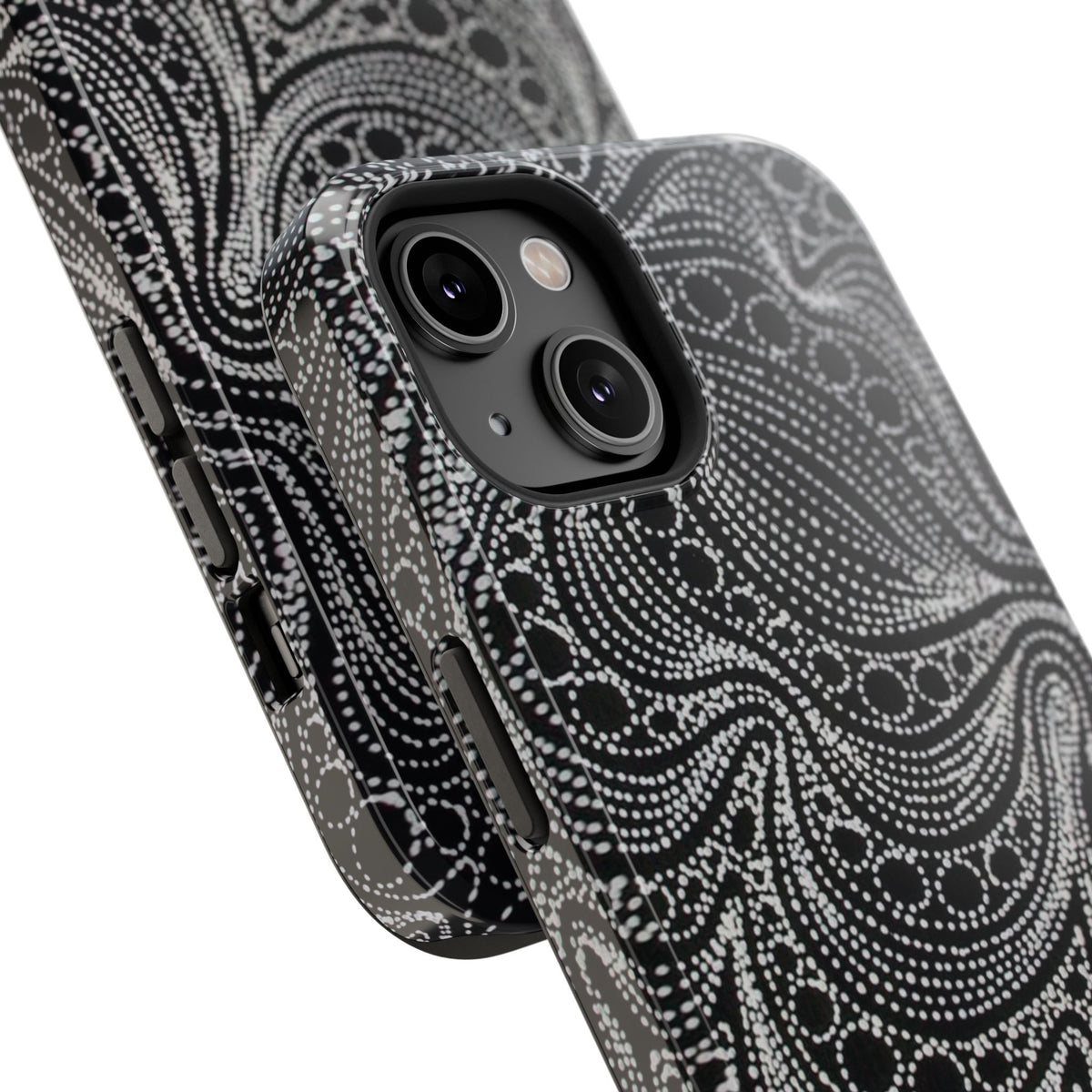 Abstract Midnight Lace Phone Case