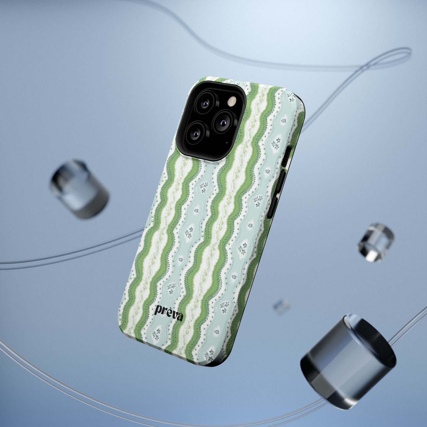 Green Waves Phone Case