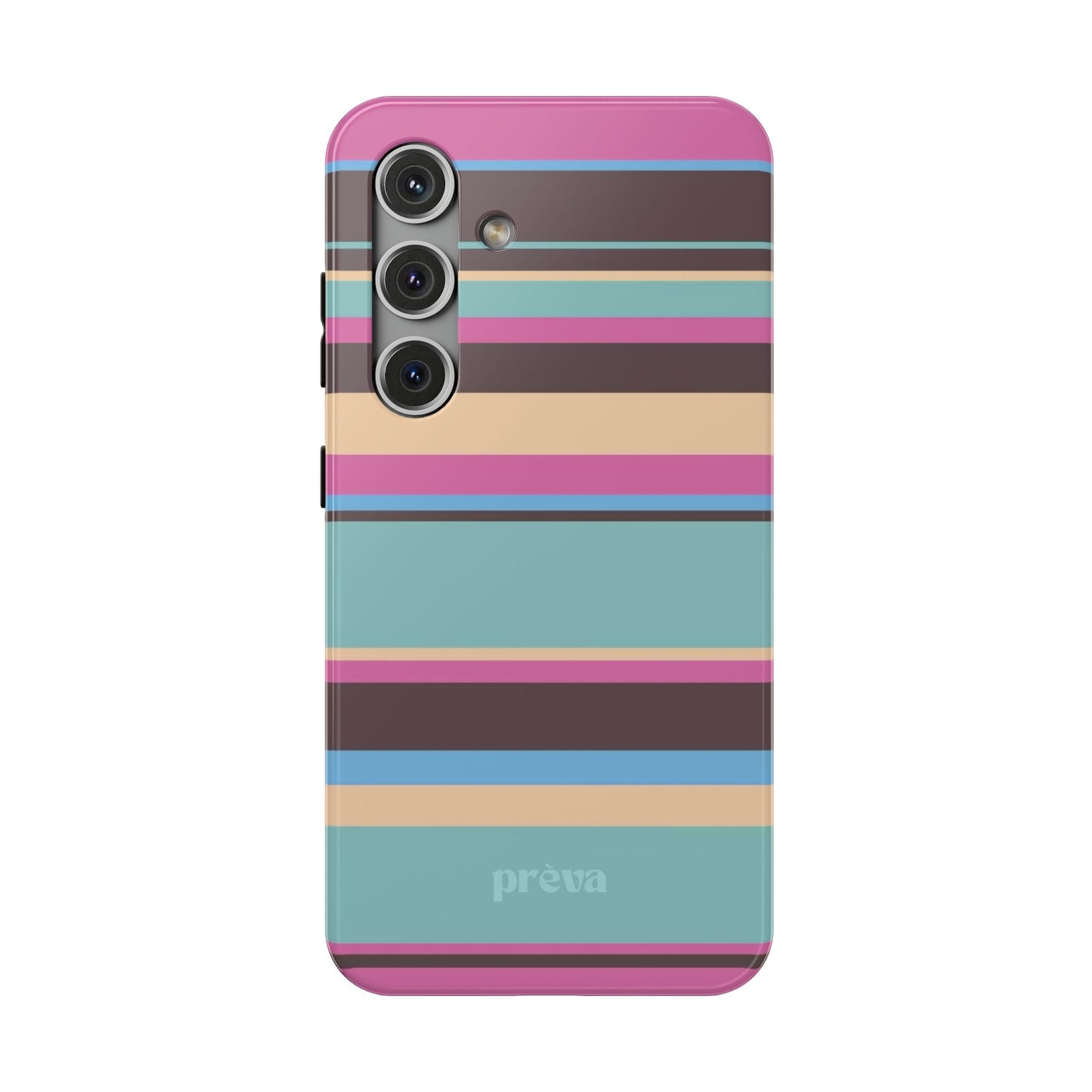 Cocoa Palm Stripes Phone Case