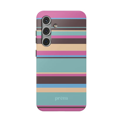 Cocoa Palm Stripes Phone Case
