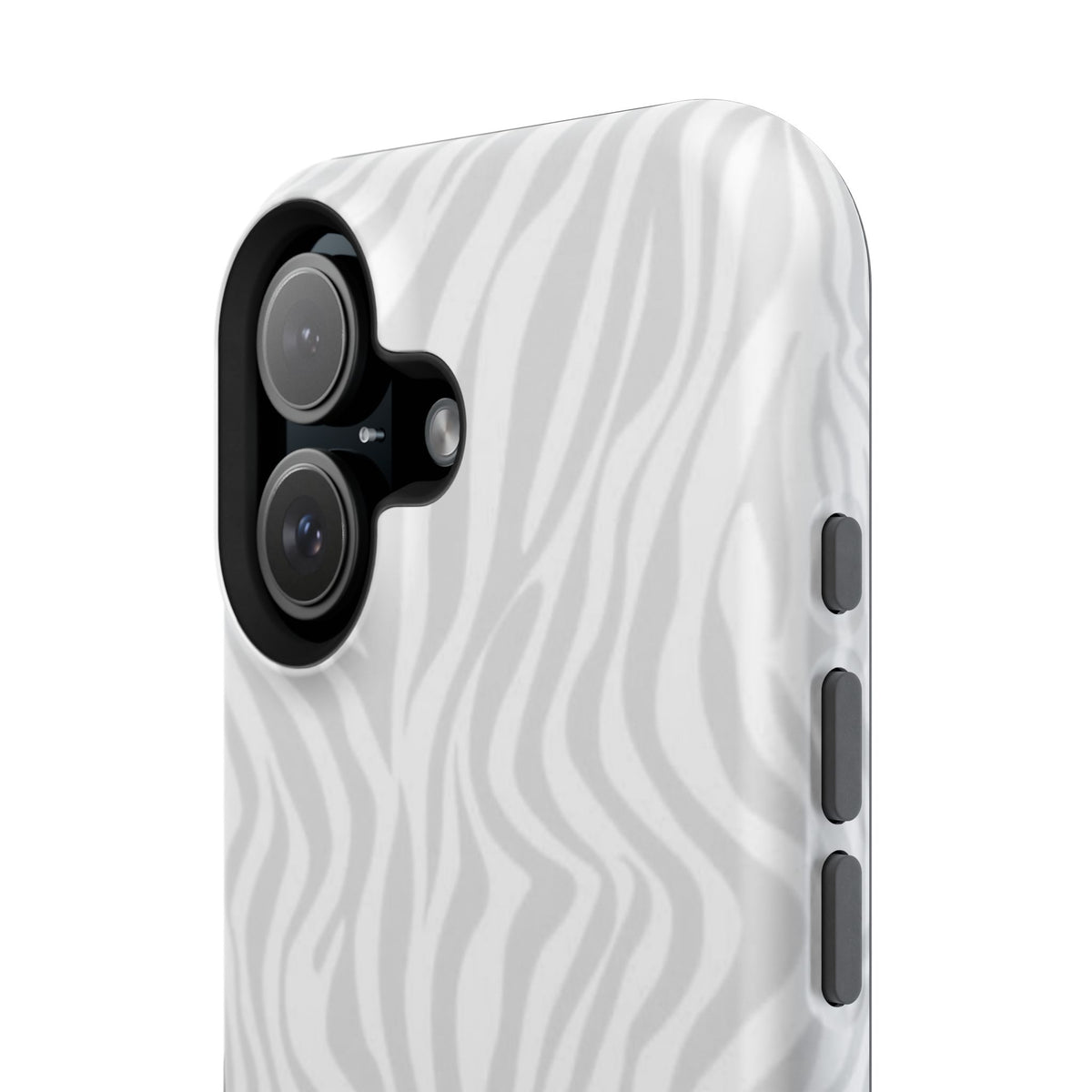 Zebra White Wave Phone Case
