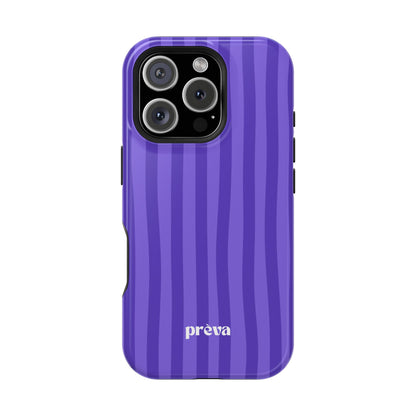 Dark Purple Stripes Phone Case