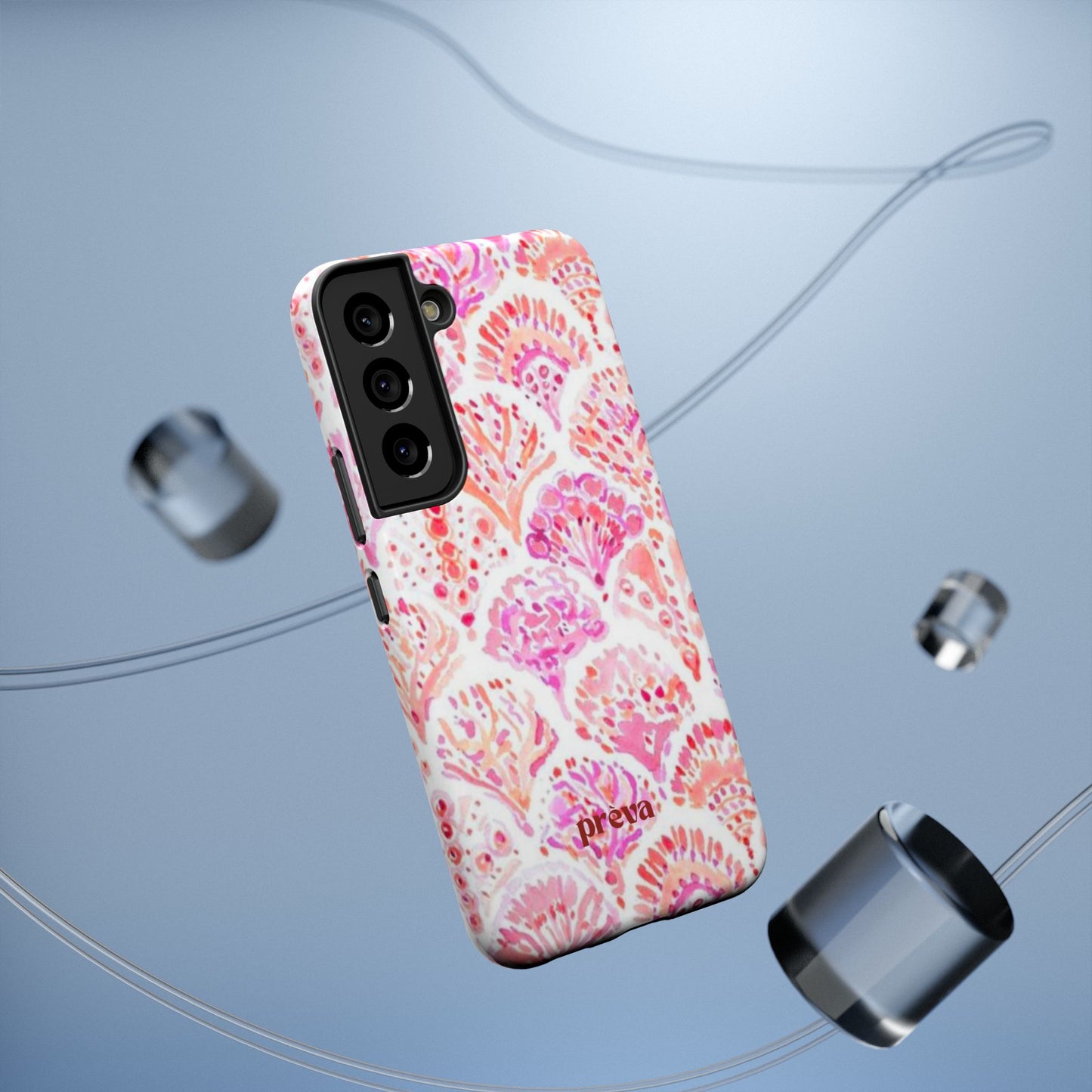 Pink Shell Watercolor Phone Case