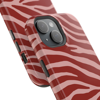 Red Zebra Phone Case