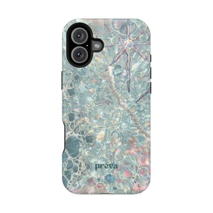 Marbled Seafoam Impact-Resistant Phone Case