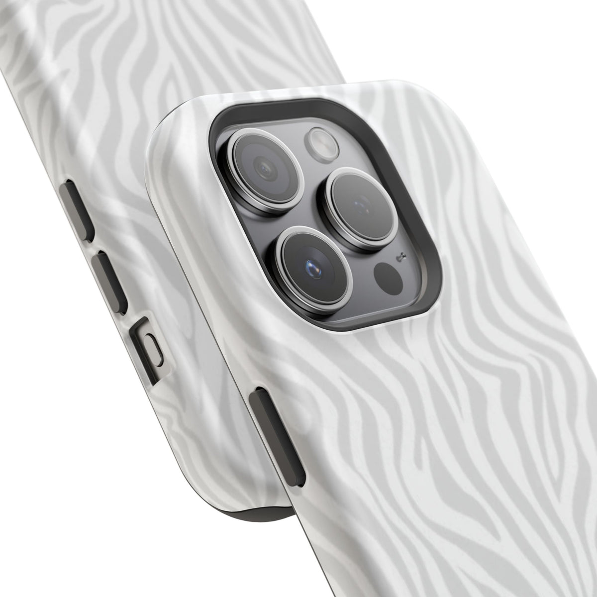 Zebra White Wave Phone Case