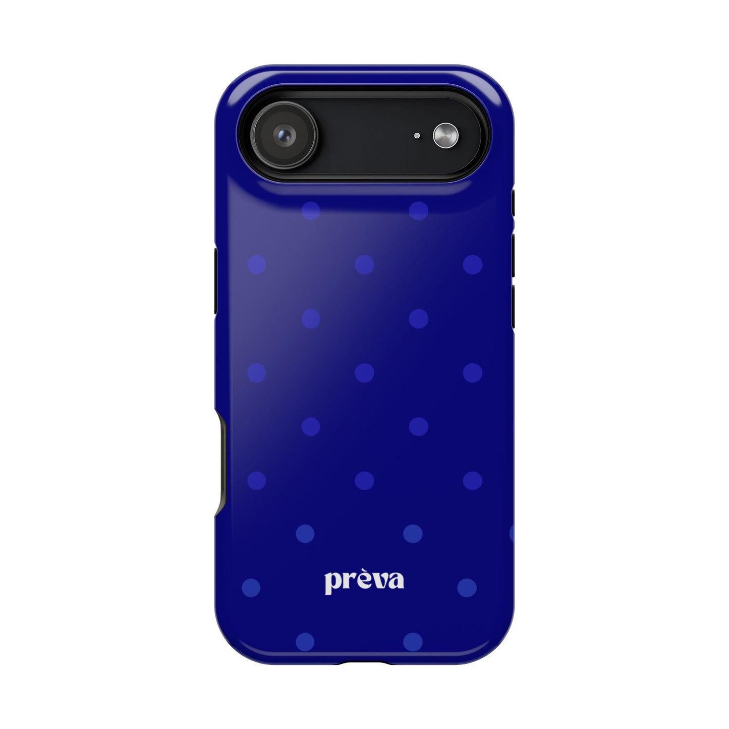 Dark Blue Polka Dots Phone Case