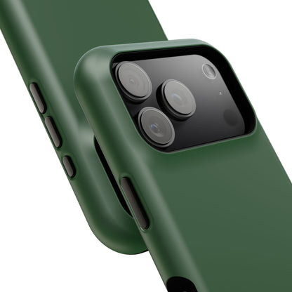 Impact-Resistant Phone Case — Forest Green Slim Armor