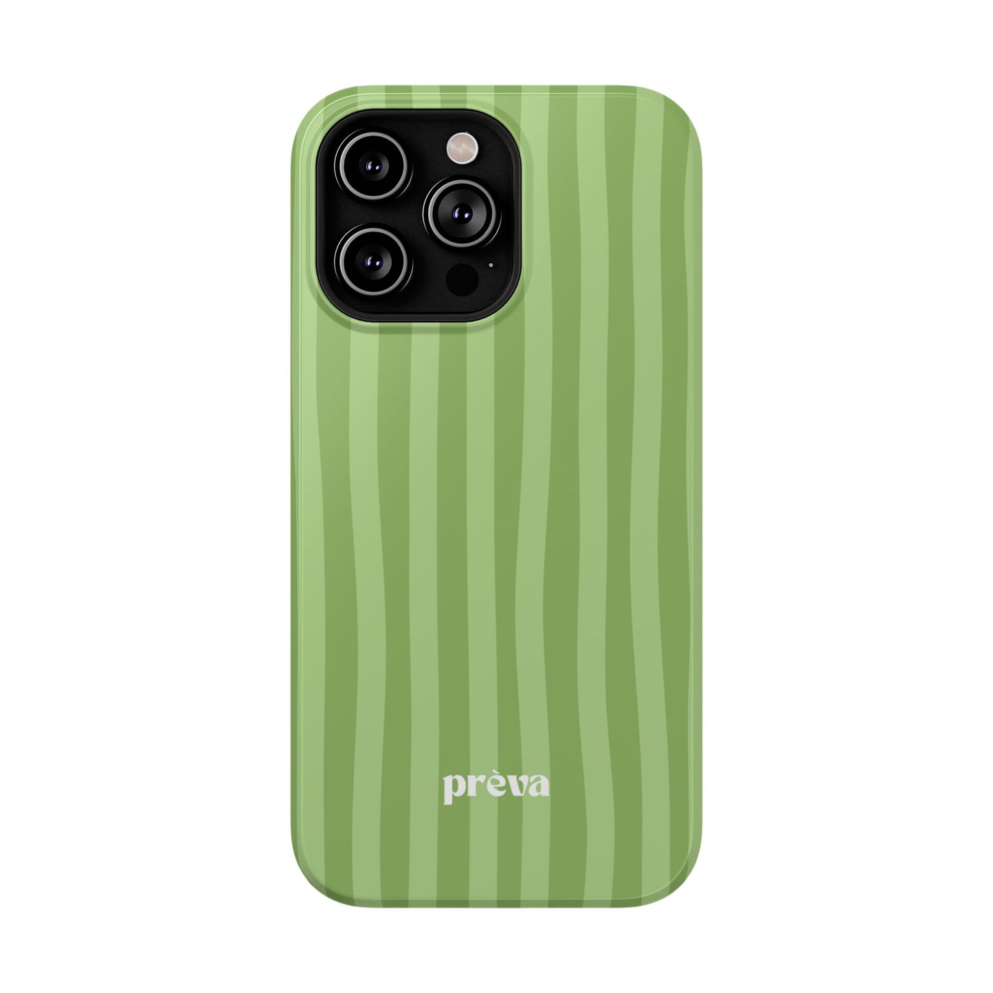 Light Green Stripes Phone Case