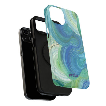 Swirling Ocean Impact-Resistant Phone Case