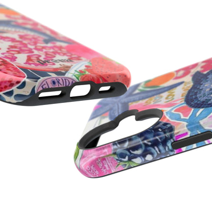 Dolphin Tropics Collage Phone Case
