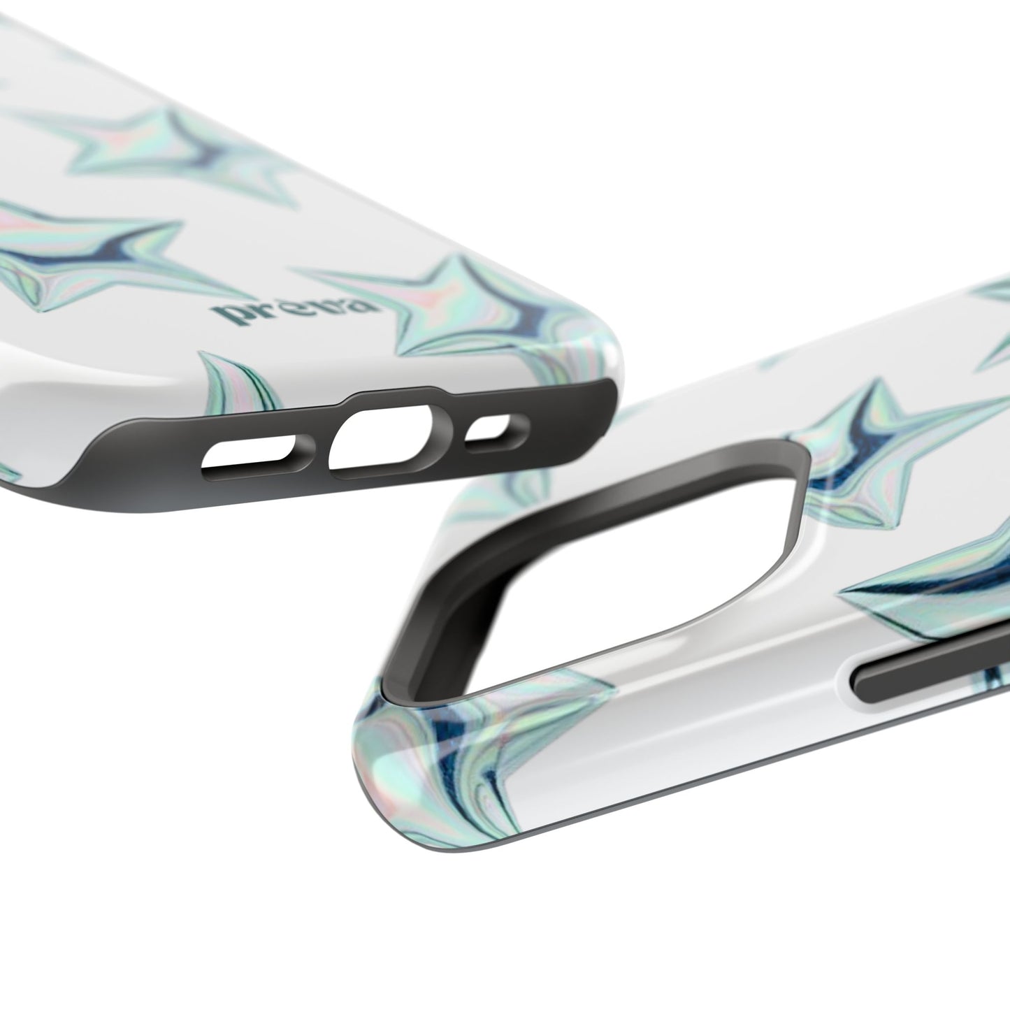 White Starburst Phone Case