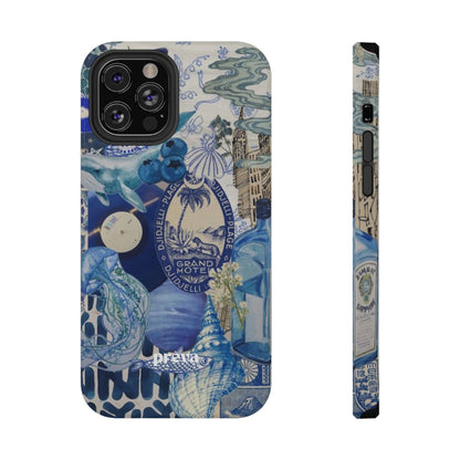 Blue Night Collage Phone Case
