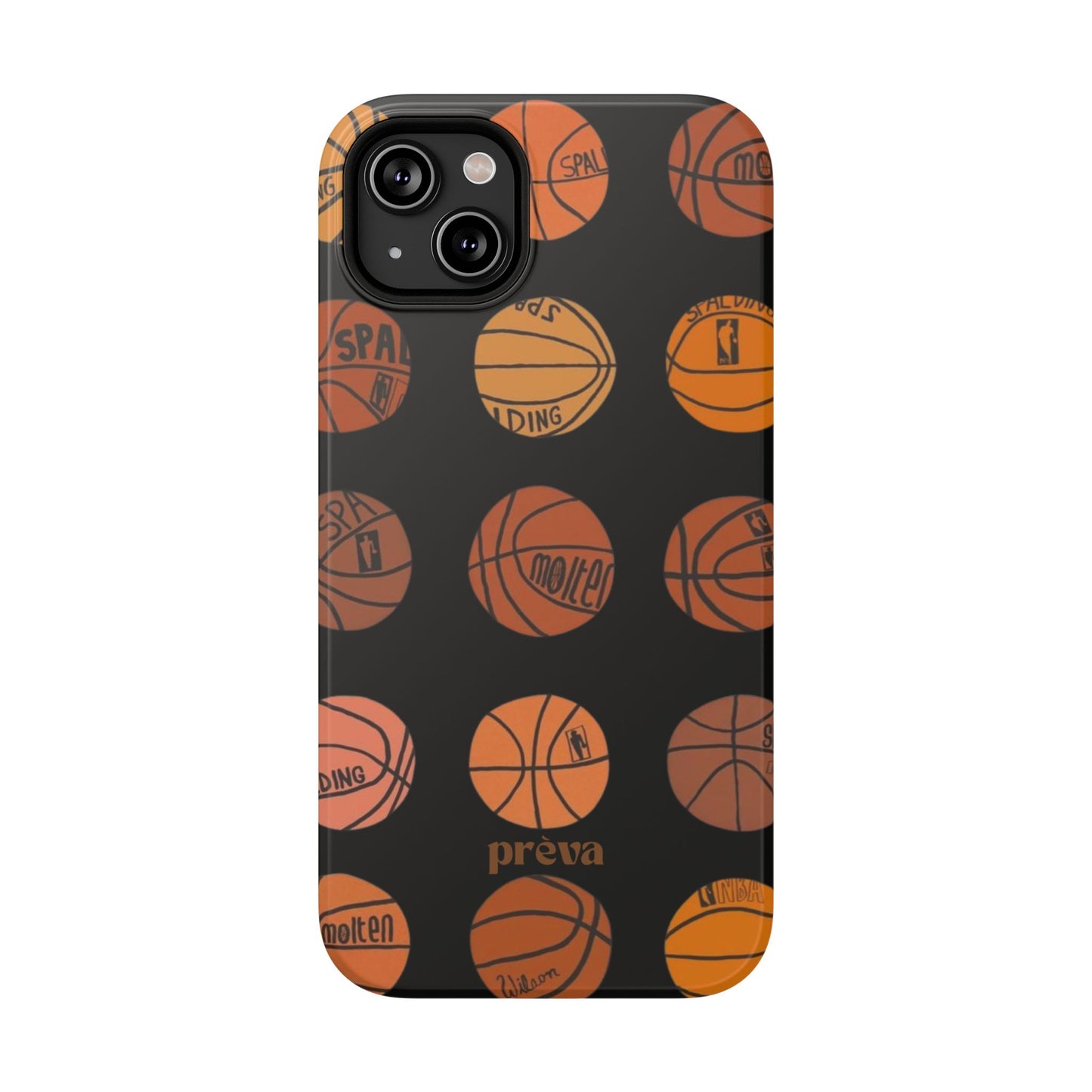 Black Basketball Phone Case
