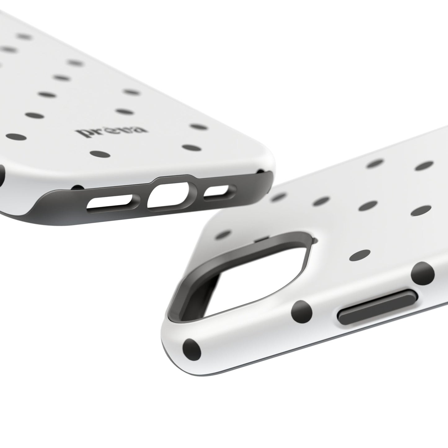B&W polka dots Phone Case