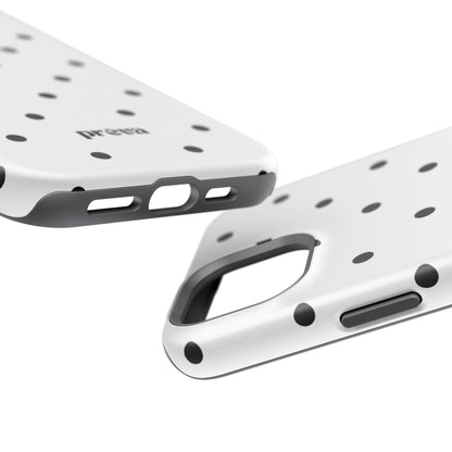 B&W polka dots Phone Case