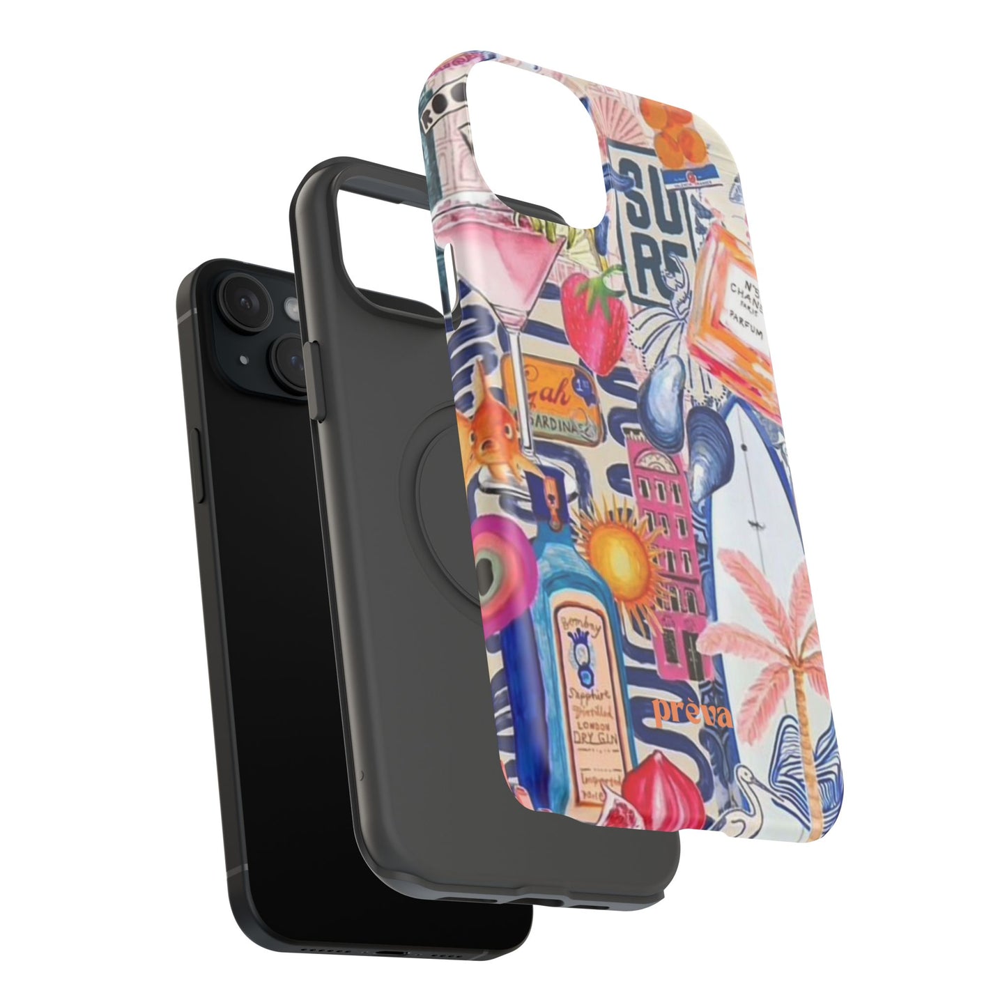 Tropical Beach Collage Phone Case