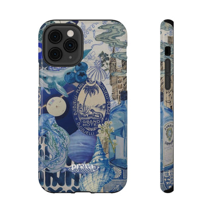 Blue Night Collage Phone Case