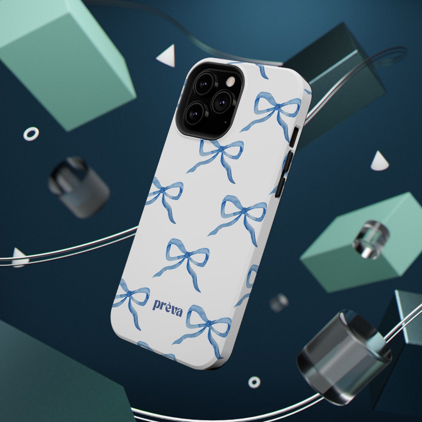 Blue Bow Phone Case