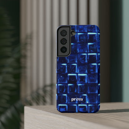 Blue Glass Tile Impact-Resistant Phone Case