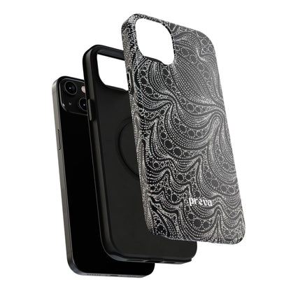 Abstract Midnight Lace Phone Case