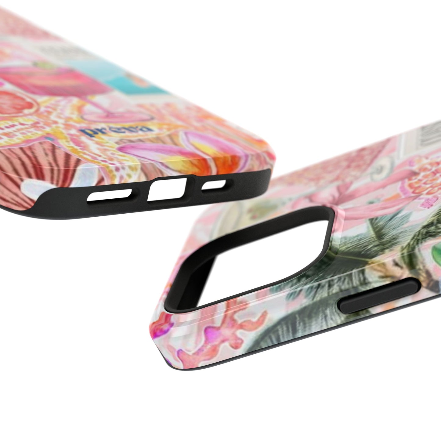 Pink Cocktail Collage Phone Case