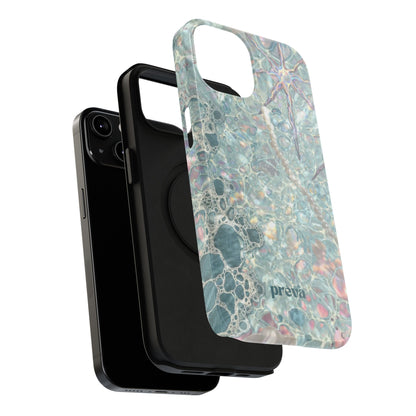 Marbled Seafoam Impact-Resistant Phone Case
