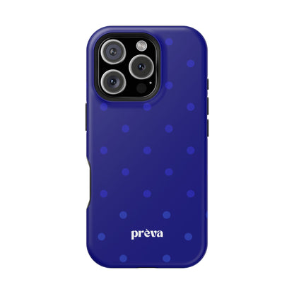 Dark Blue Polka Dots Phone Case