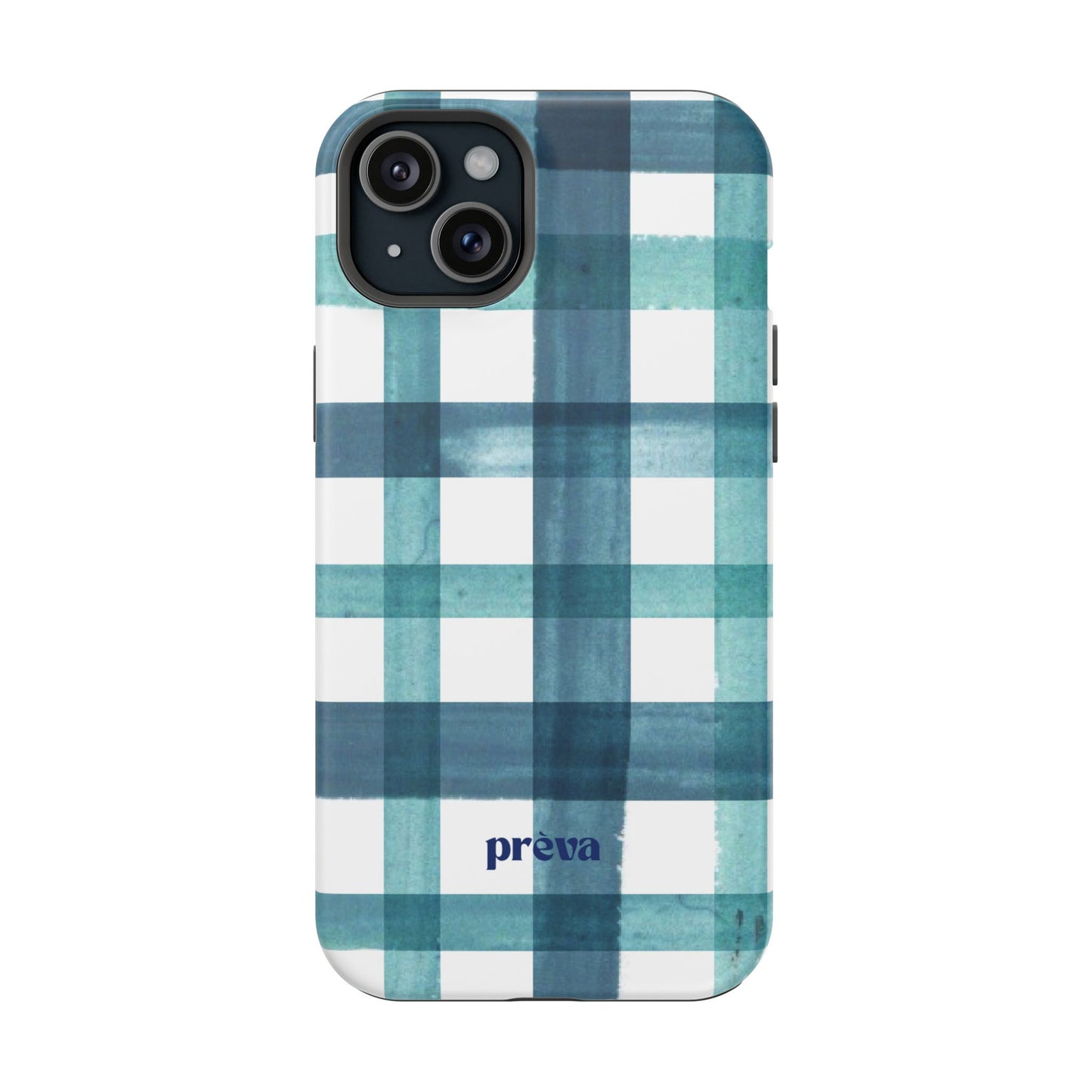 Teal Plaid Phone Case