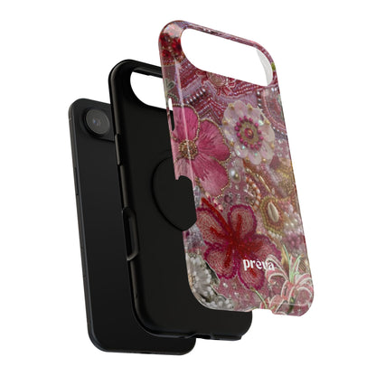 Floral Embroidery Phone Case
