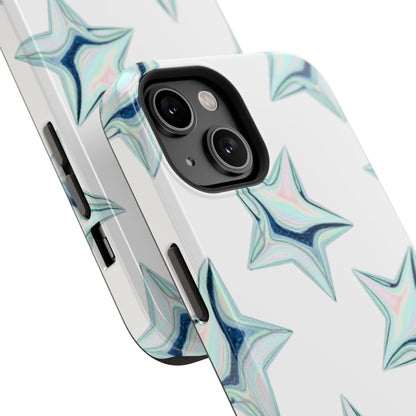 White Starburst Phone Case