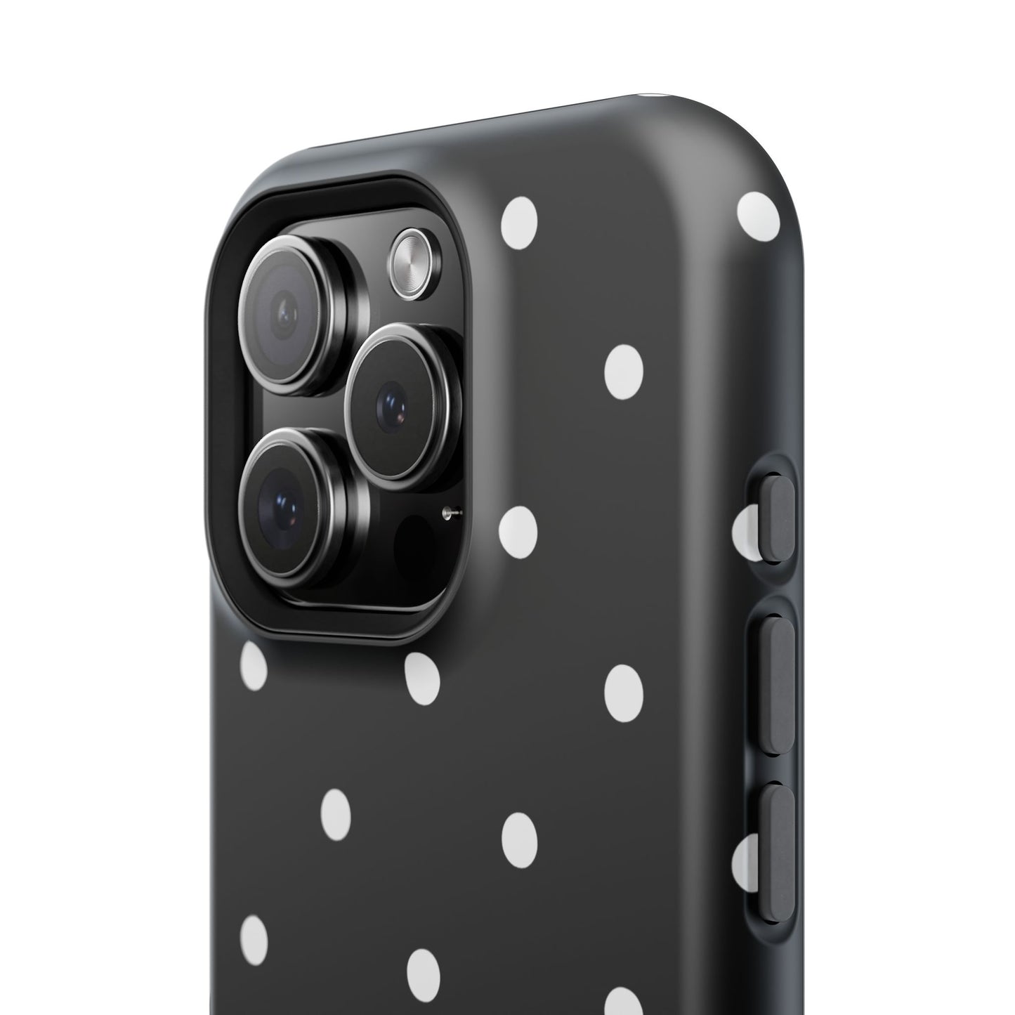 Black with White Polka Dots Phone Case