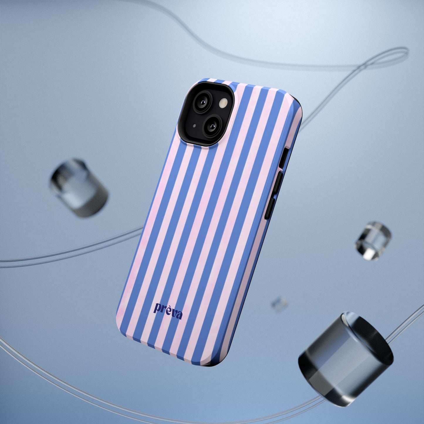 Striped Purple and Pink Phone Case