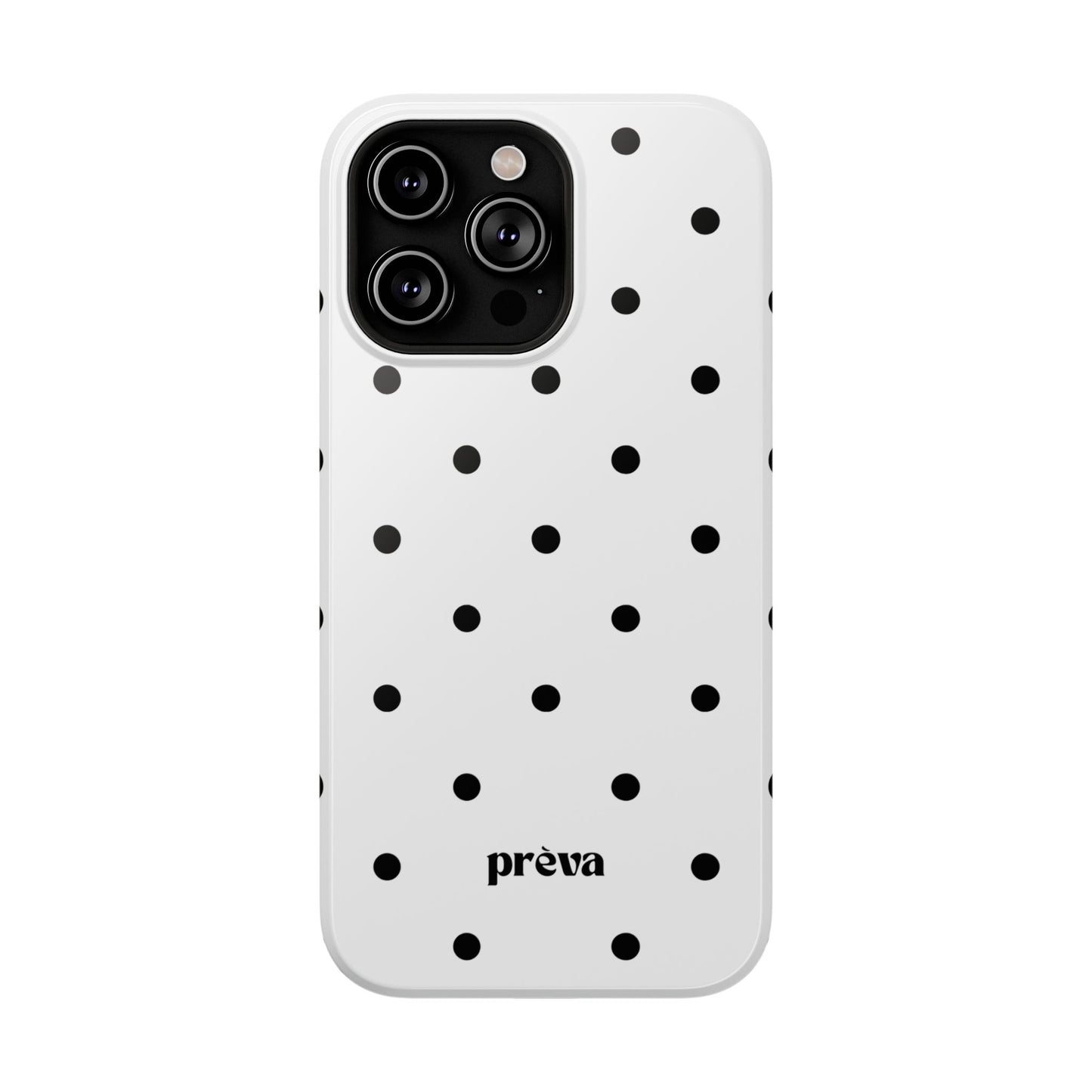 B&W polka dots Phone Case